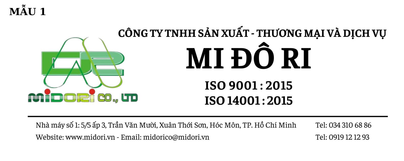 Sản xuất theo ISO 9001