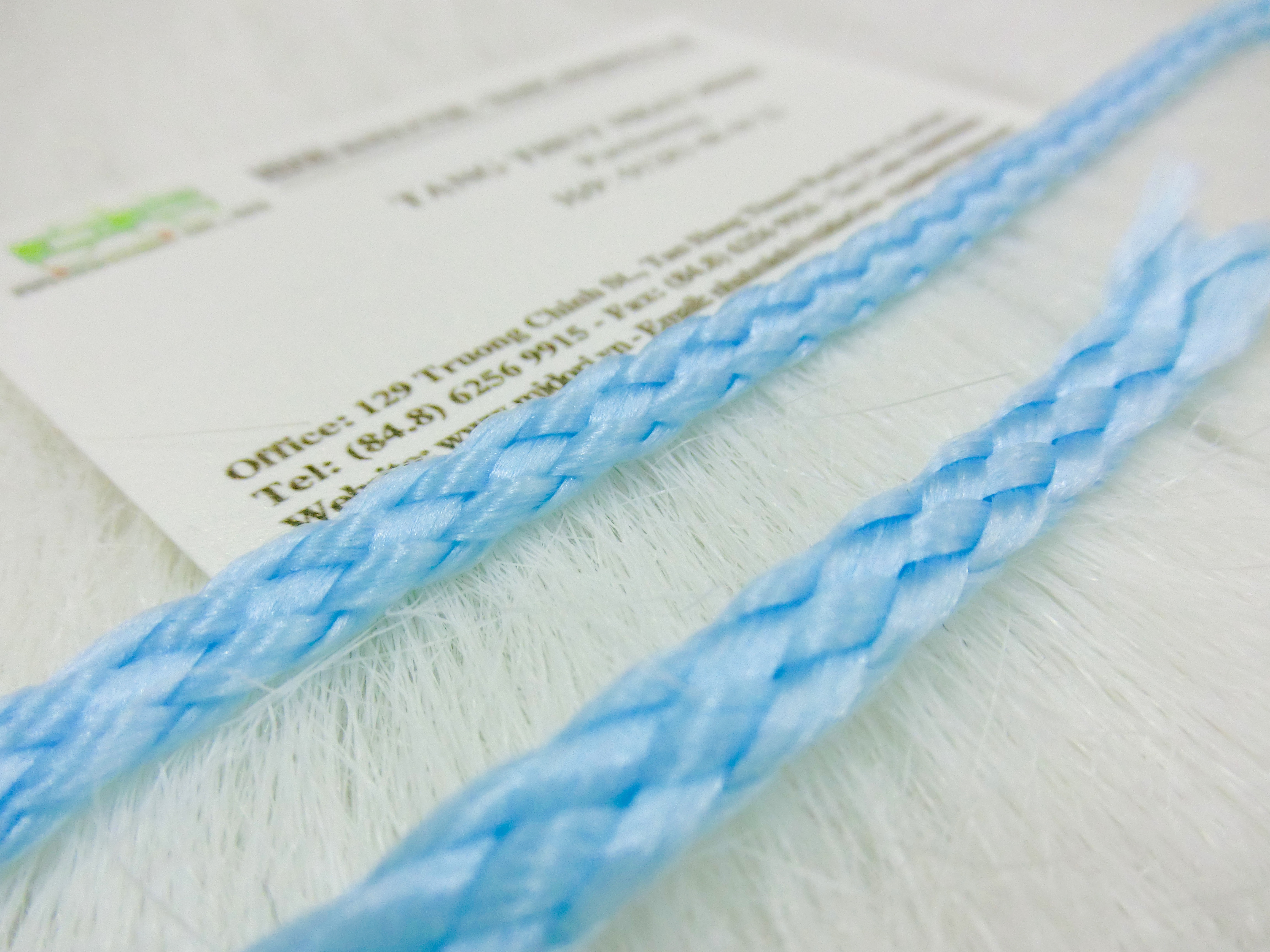 Dây bính 6mm màu xanh không lõi