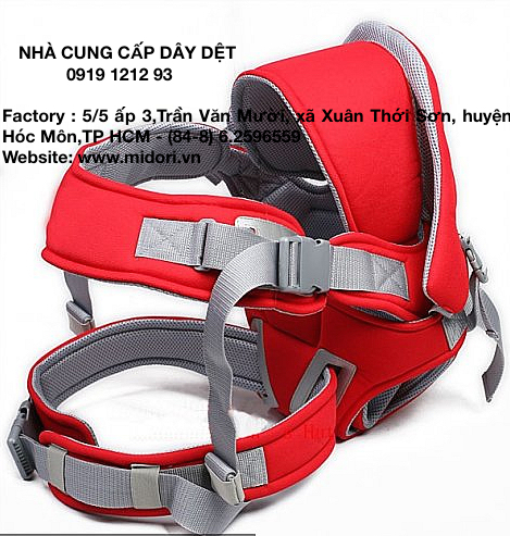 Dây đai an toàn cho bé poly nhuộm