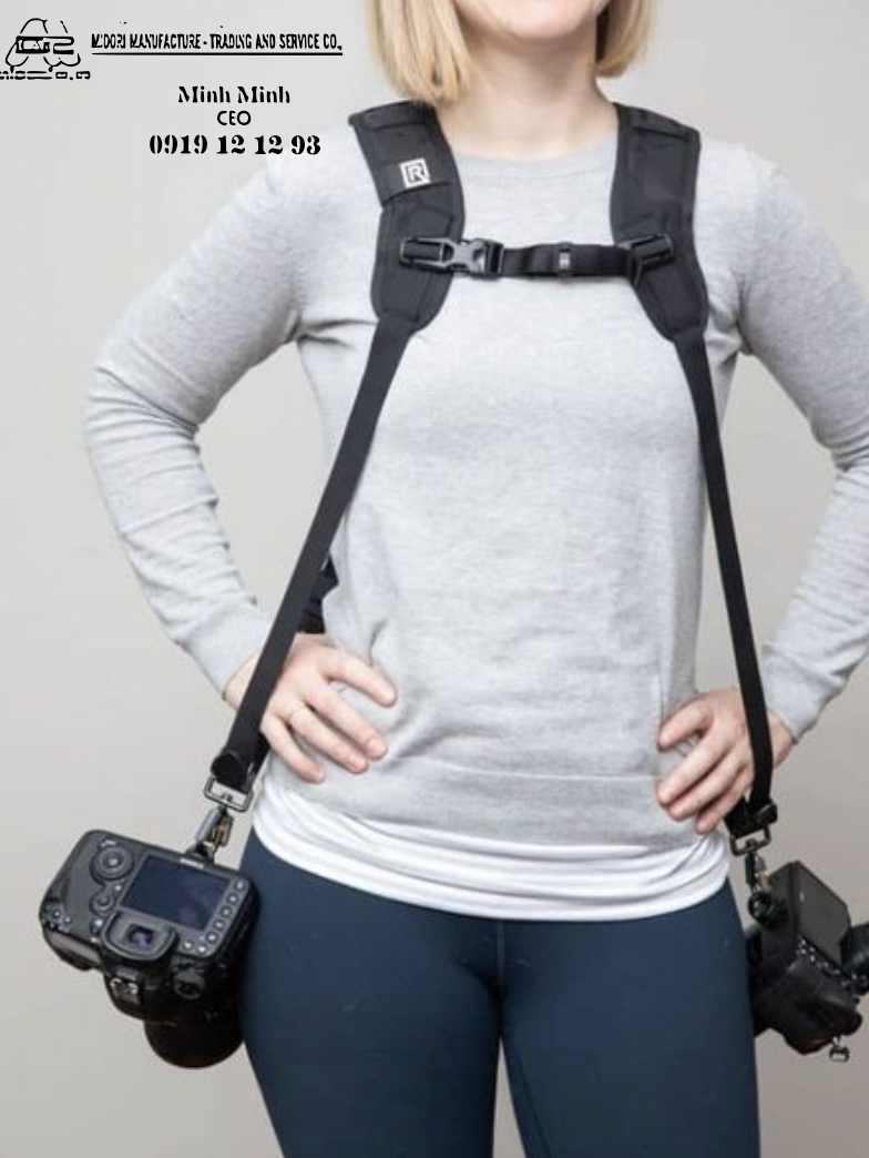 Dây đai đeo máy ảnh 2 bên, dây đeo
