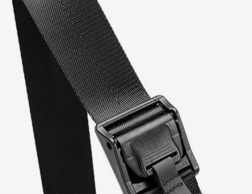 Dây đai dệt 20mm màu đen may viền