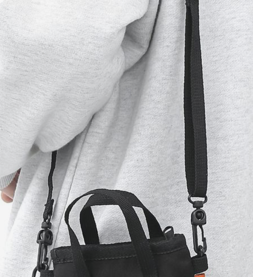 DÂY ĐAI DỆT 25MM MÀU ĐEN QOAI TÚI XÁCH, DÂY ĐAI MAY TÚI XÁCH, DÂY BẢNG TO