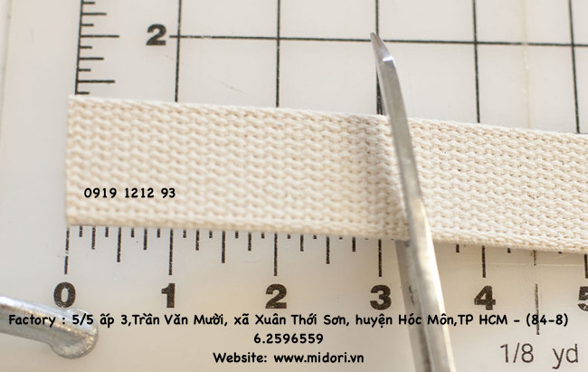 Dây đai dệt cotton