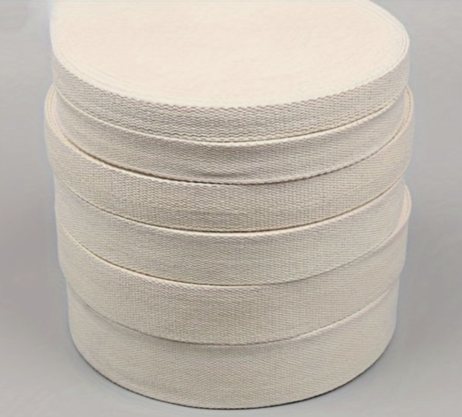 Dây Đai Dệt Đan Nội Thất Màu Trắng