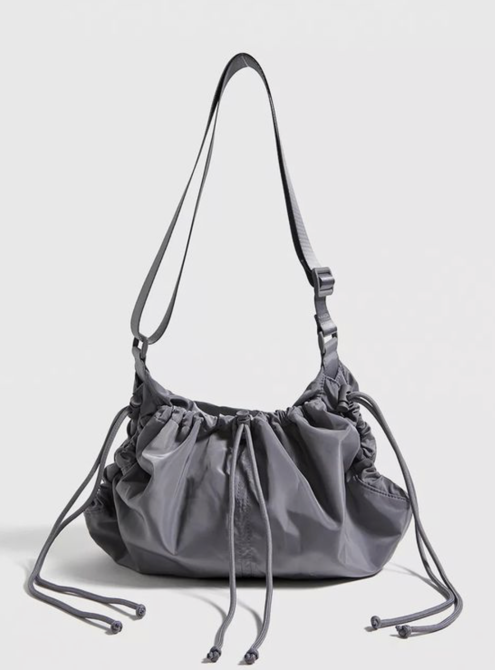 Dây đai dệt, Dây viền Balô, dây túi xách, dây may viền màu xám