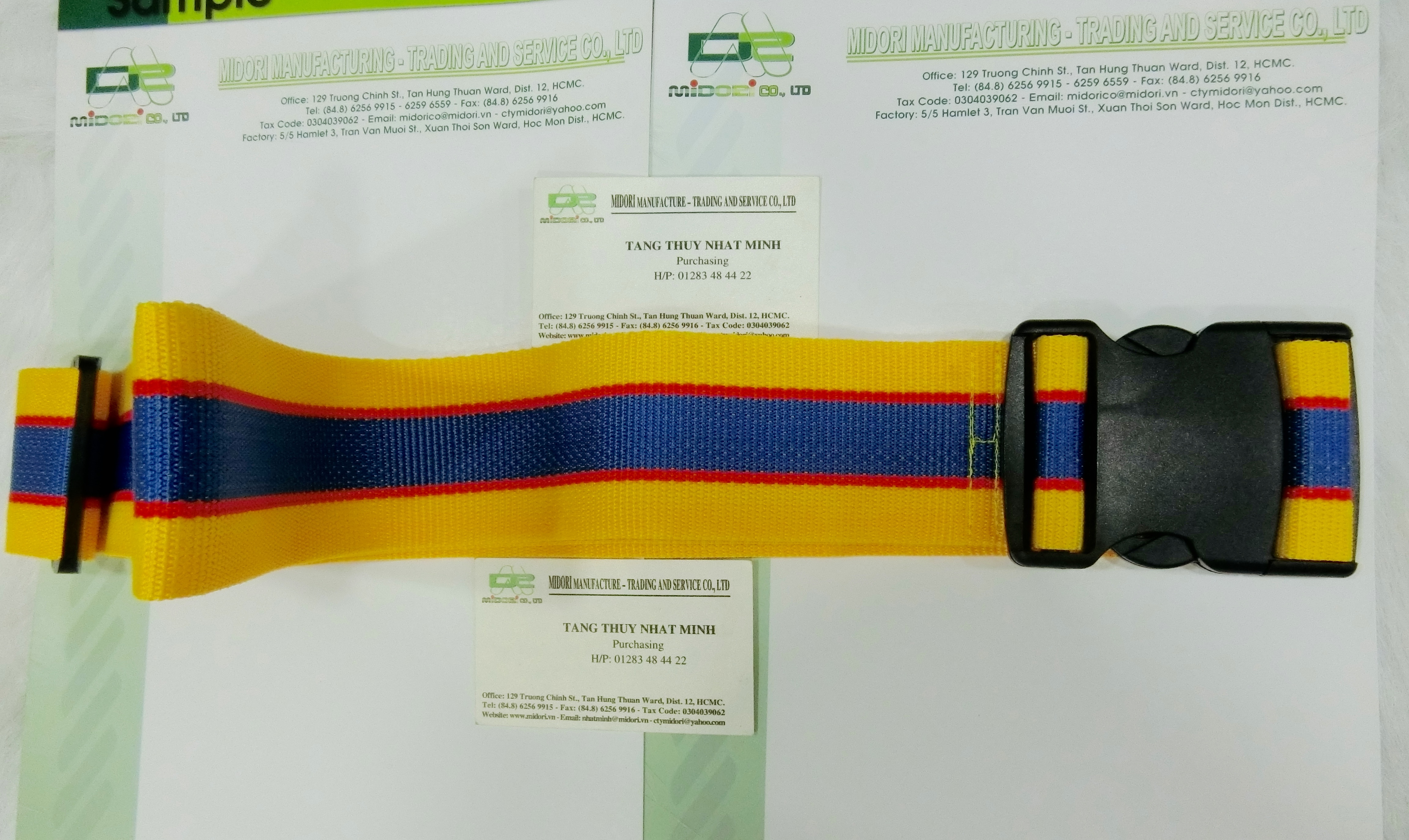 Dây đai dệt lớn màu