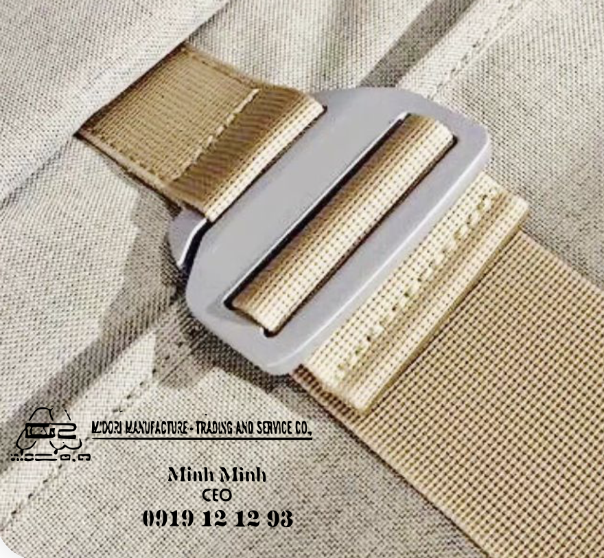 DÂY ĐAI DỆT NILON GIÁ RẺ MÀU VÀNG 30MM