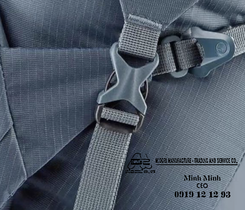 DÂY ĐAI DỆT POLYESTER MÀU XÁM 25MM