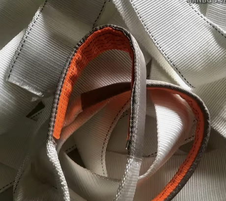 Dây đai dệt thoát hiểm màu trắng