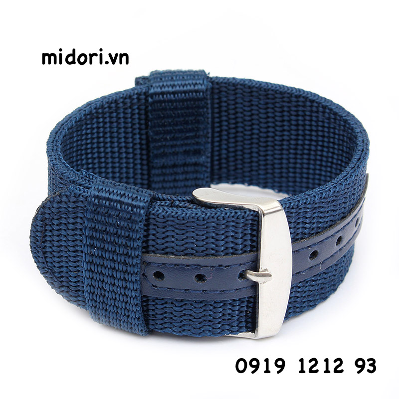 Dây đai dệt vòng tay xanh