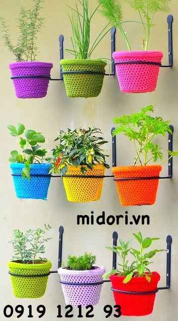 Dây đan bình hoa. Dây cotton, đan dây cotton, đồ HandMade đan dây