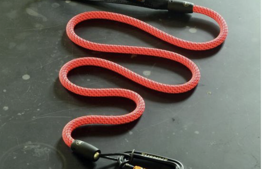 Dây dẫn cho thú cưng, dây tròn dệt, Dây dù dệt 10mm, dây dù nhiều màu, dây tròn màu cam