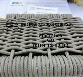 Dây đan ghế chịu lực màu xám đan ghế