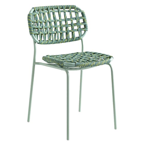 Dây đan ghế nội thất sang trọng màu xanh mint