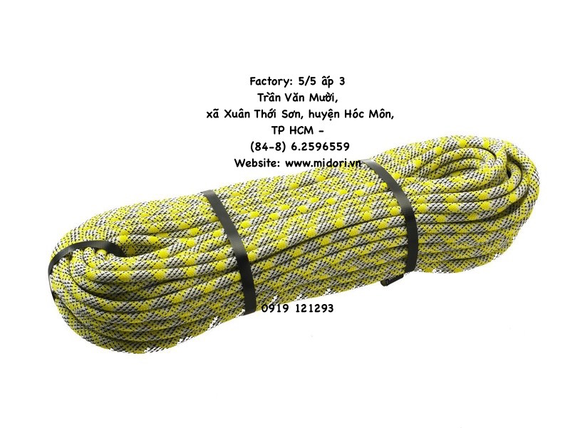 Dây đeo cứu hộ màu vàng 100m