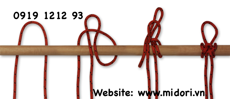 Dây dệt bính 2mm màu đỏ