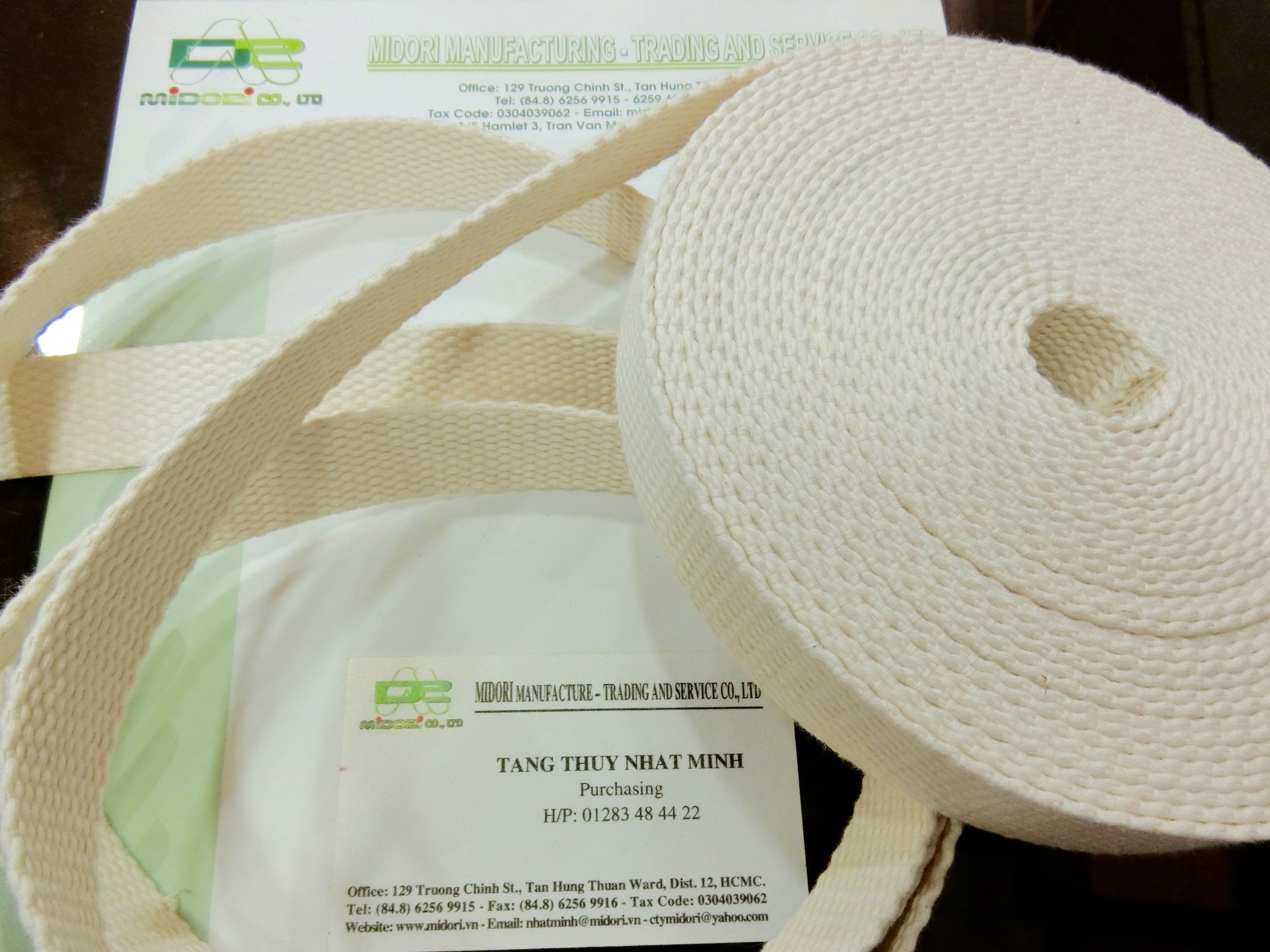 Dây dệt đai cotton cao cấp