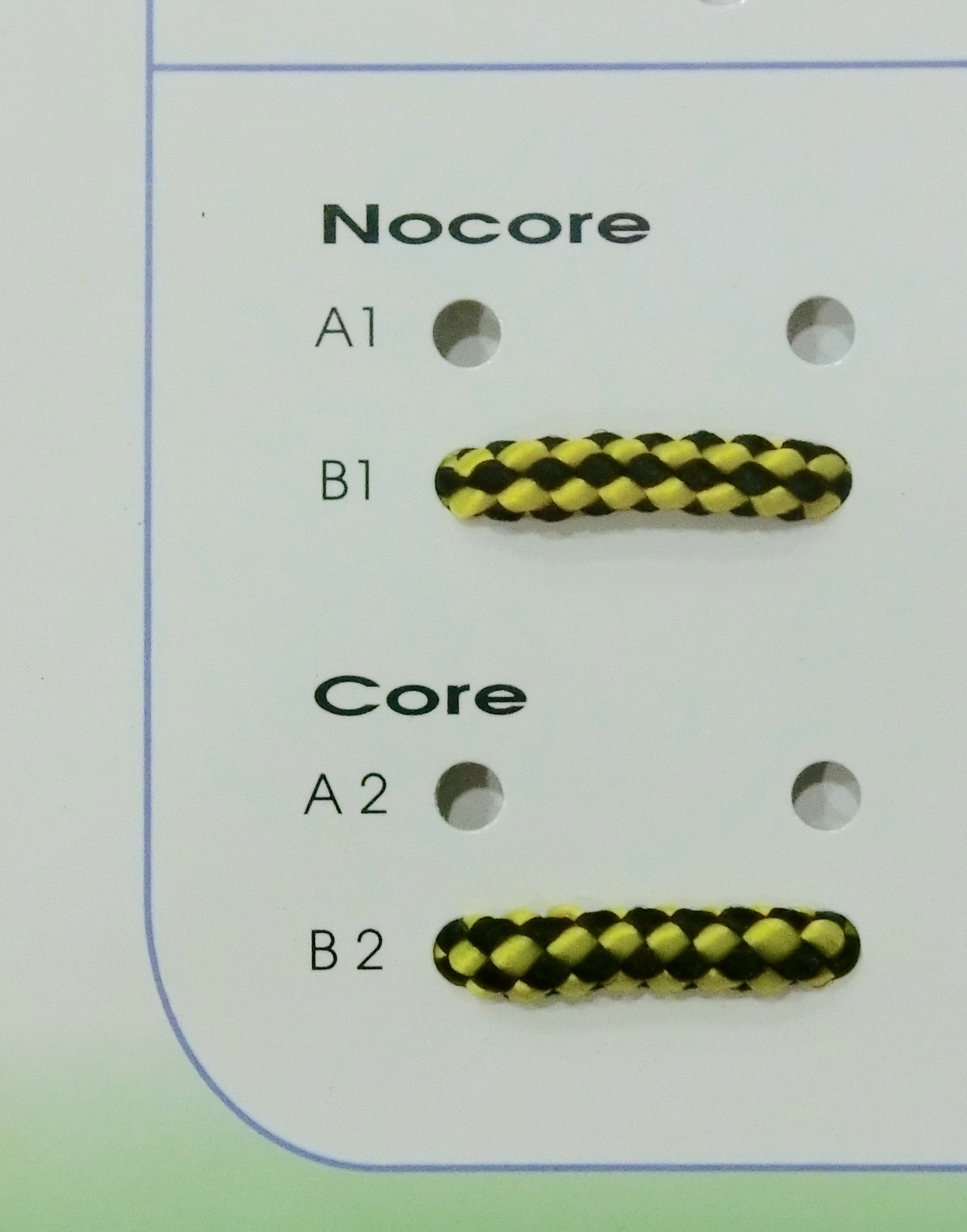 Dây dệt kiểu. String color