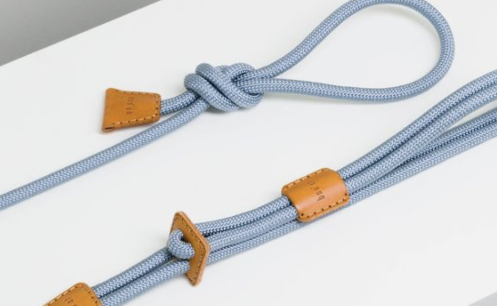 Dây dệt tròn PP 10mm màu xanh