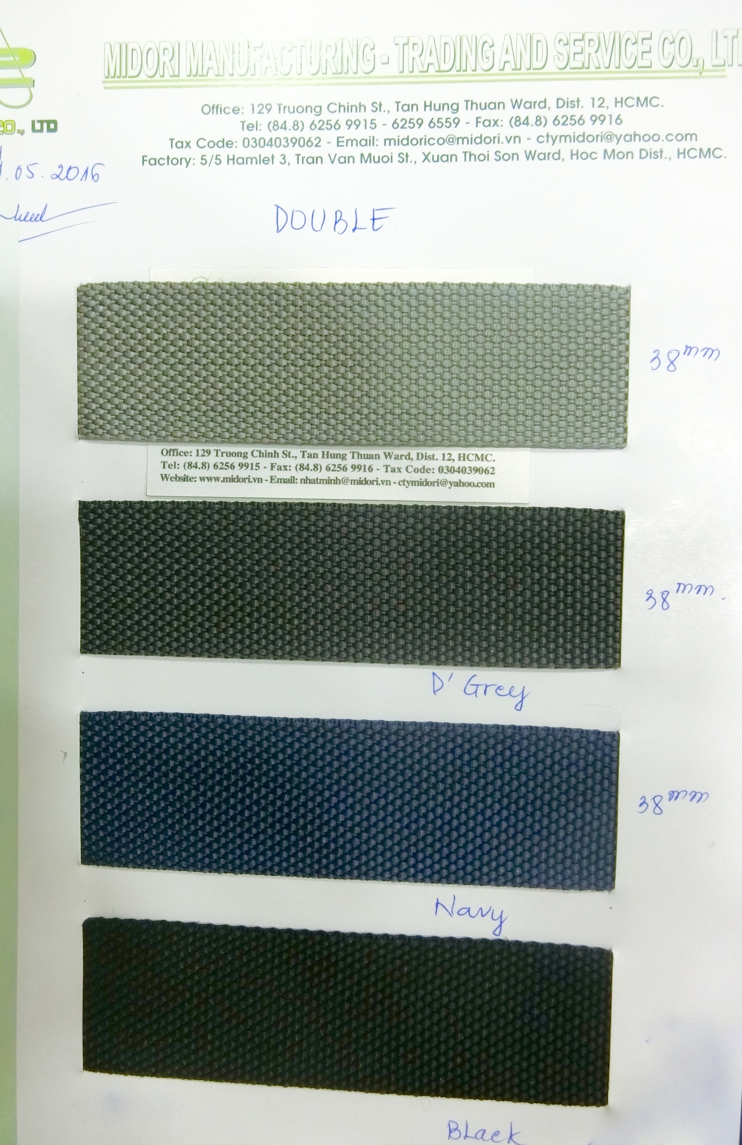 Dây double - dây đai dệt - dây dệt bảng lớn