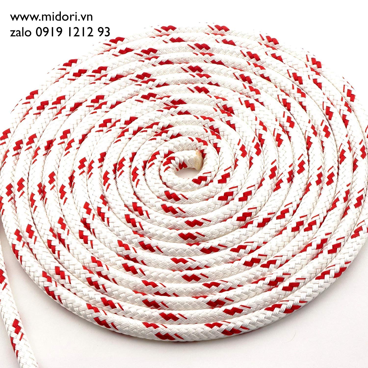 Dây dù cường lực trắng đi line 8mm