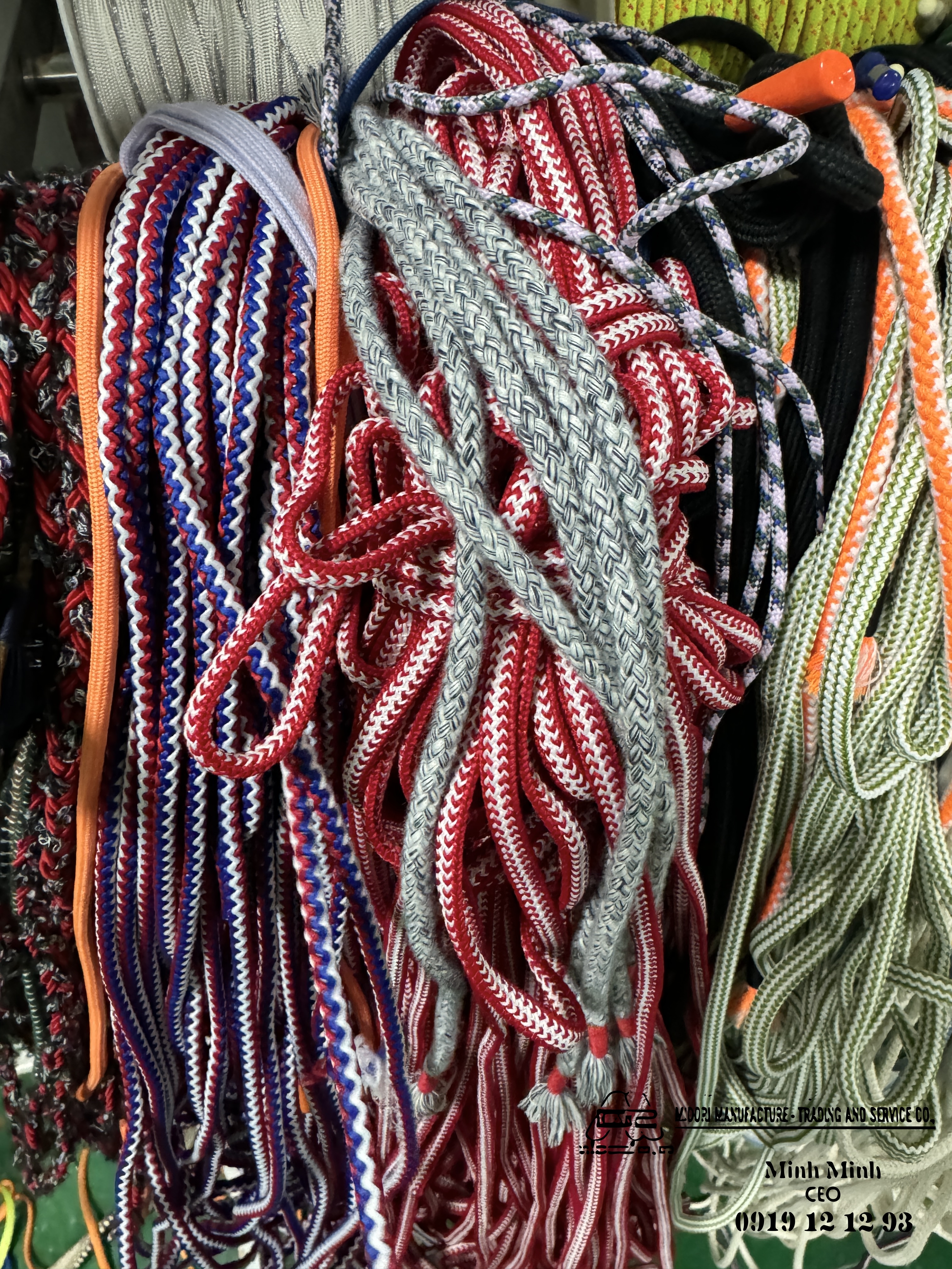 Dây dù dệt các size