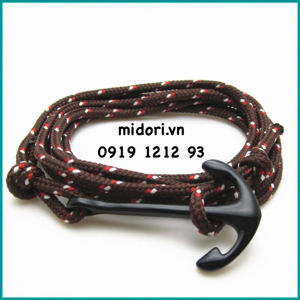 Dây dù dệt đi 2 line màu- vòng tay