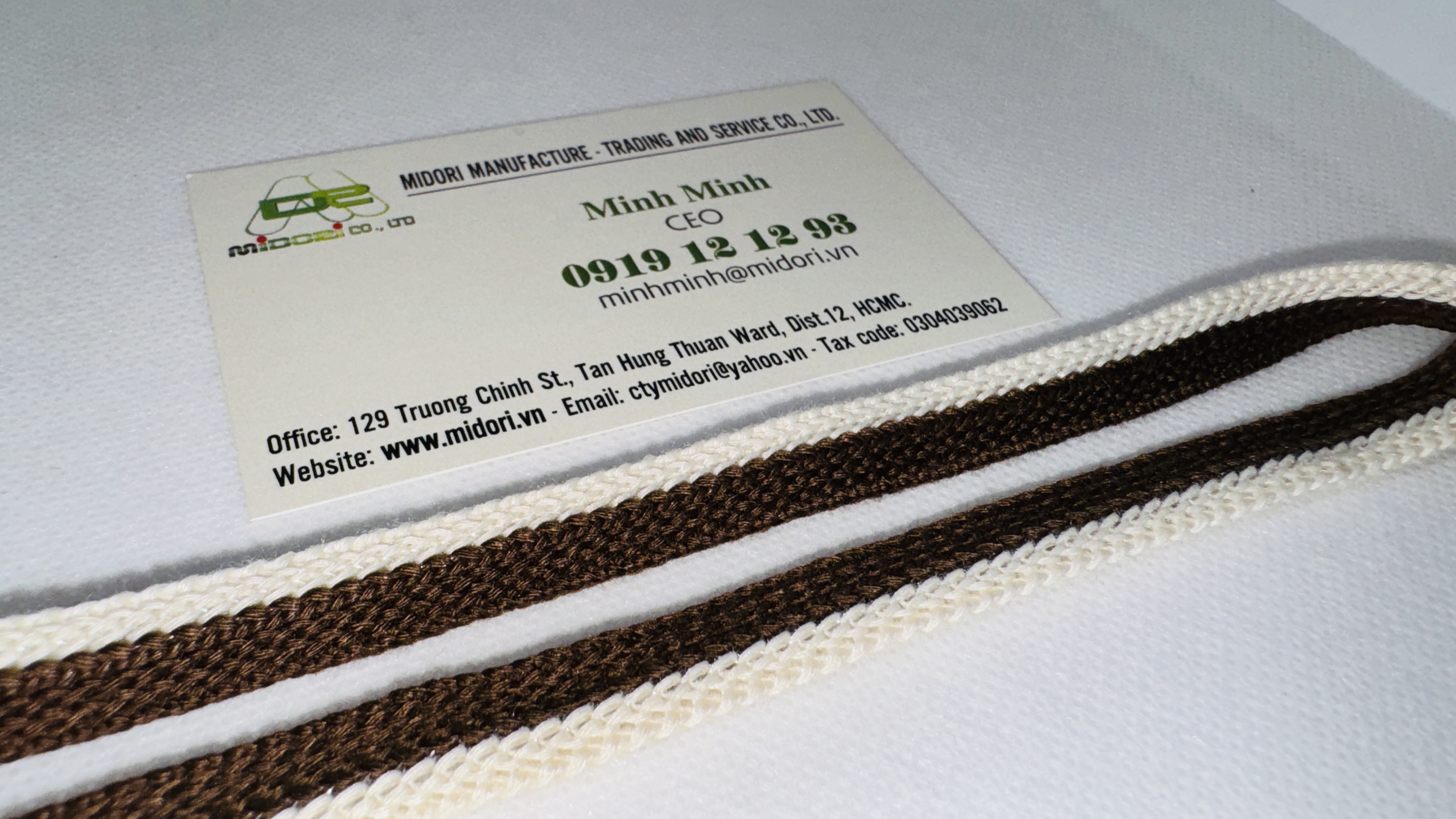 Dây dù dệt không lõi, dây dù dệt kiểu line 2 màu