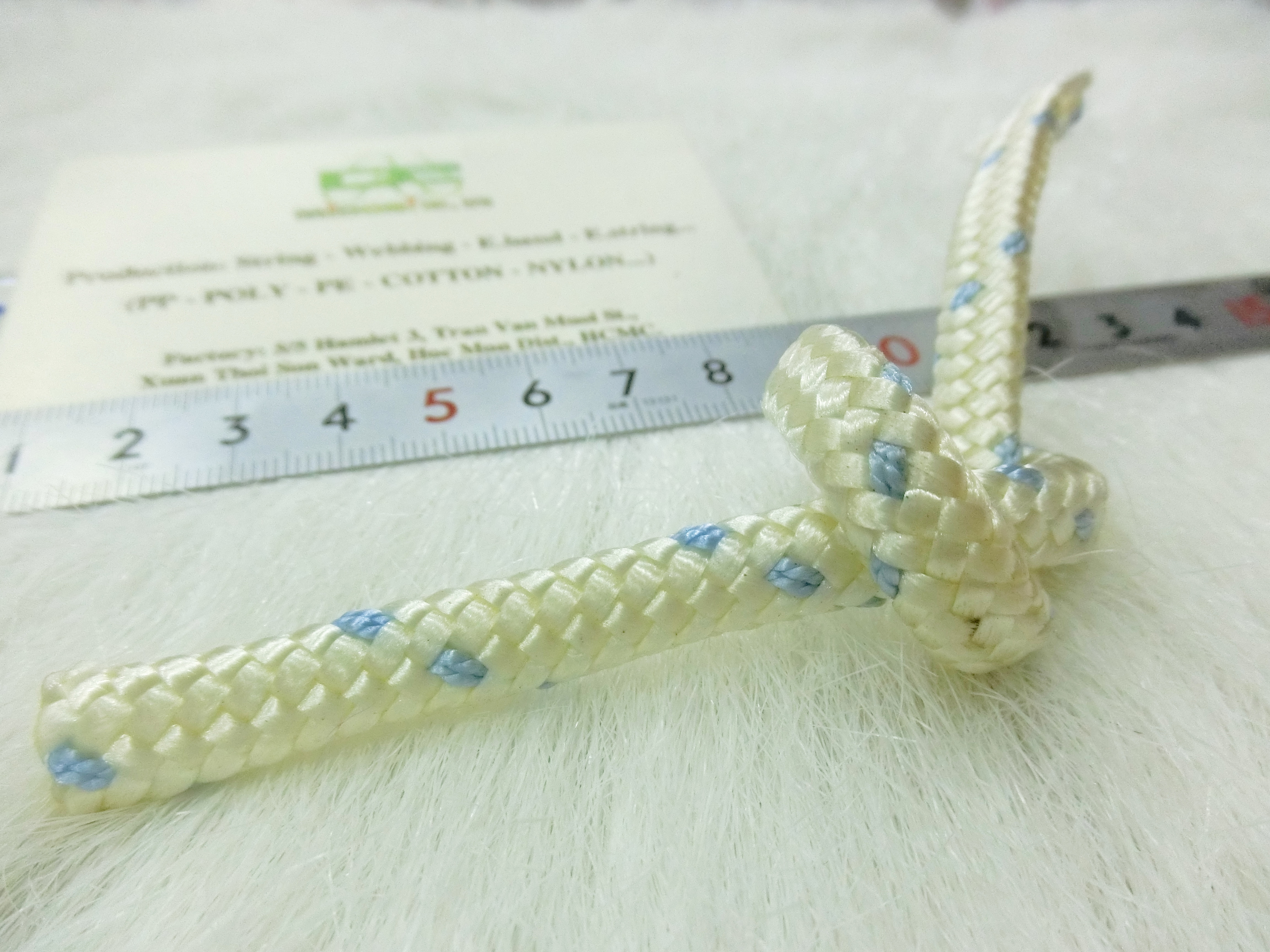 Dây dù PP 5mm đi đi xanh