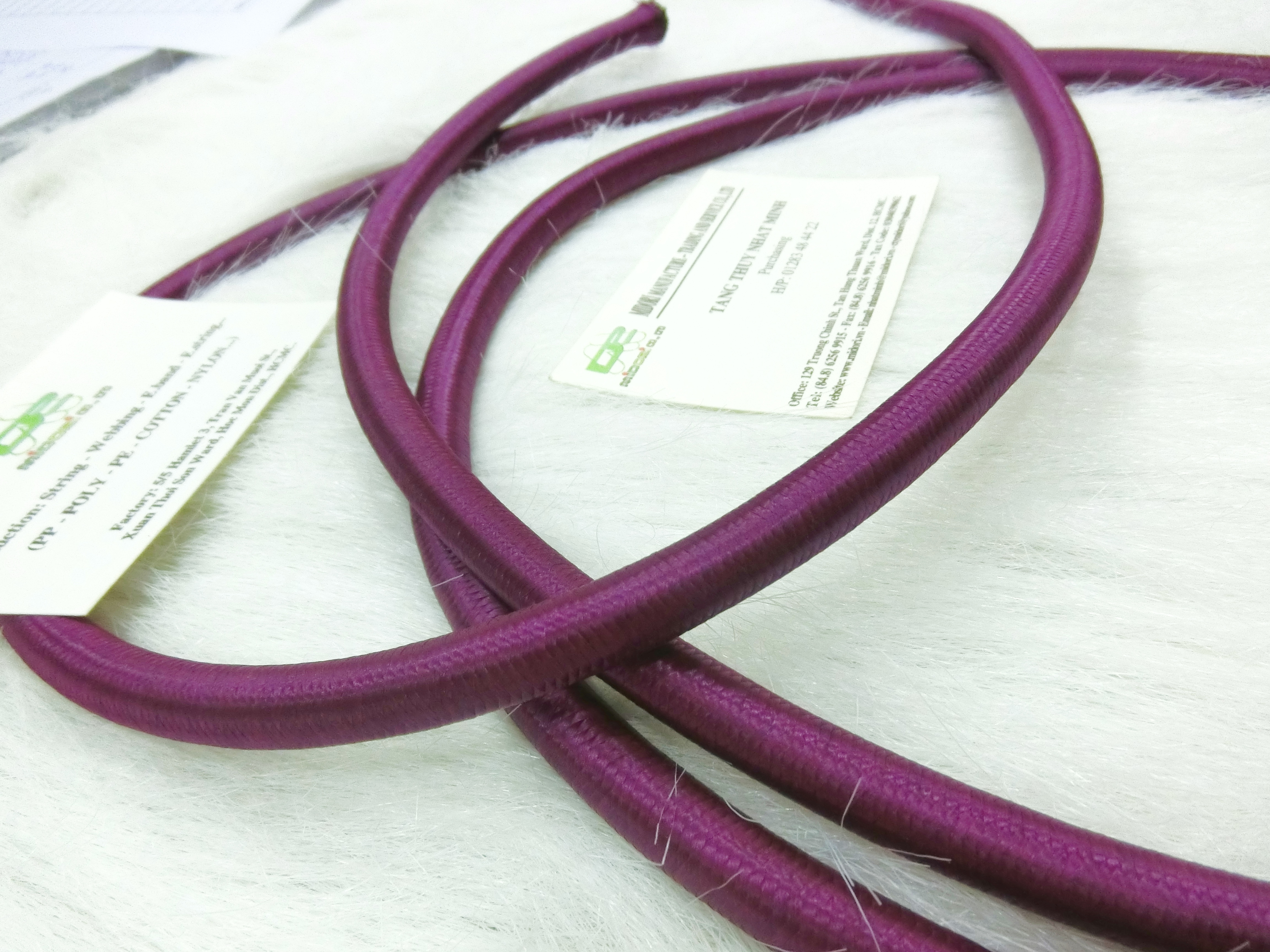 Dây dù thun 10mm màu tím