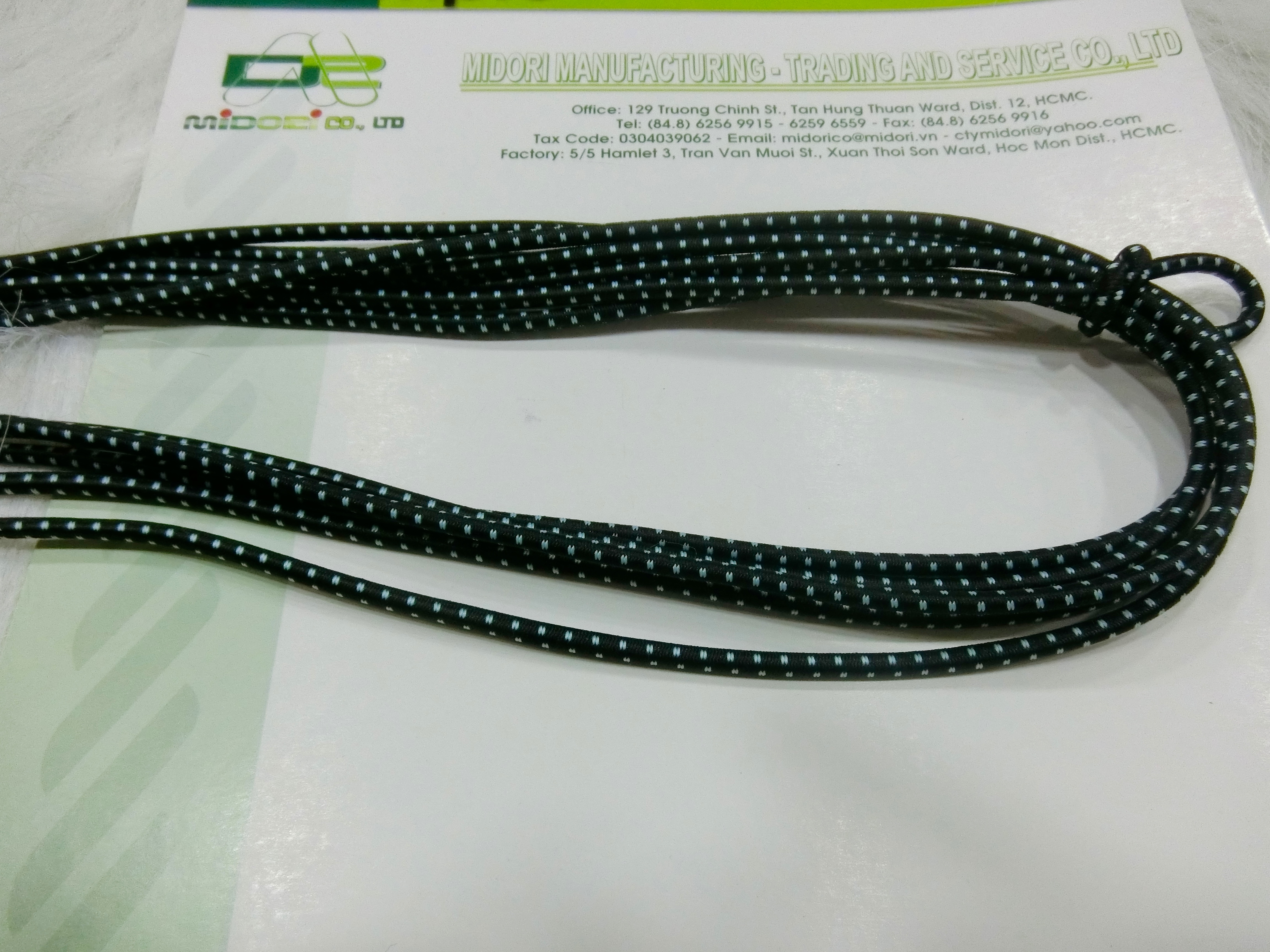 Dây dù thun chạy line màu