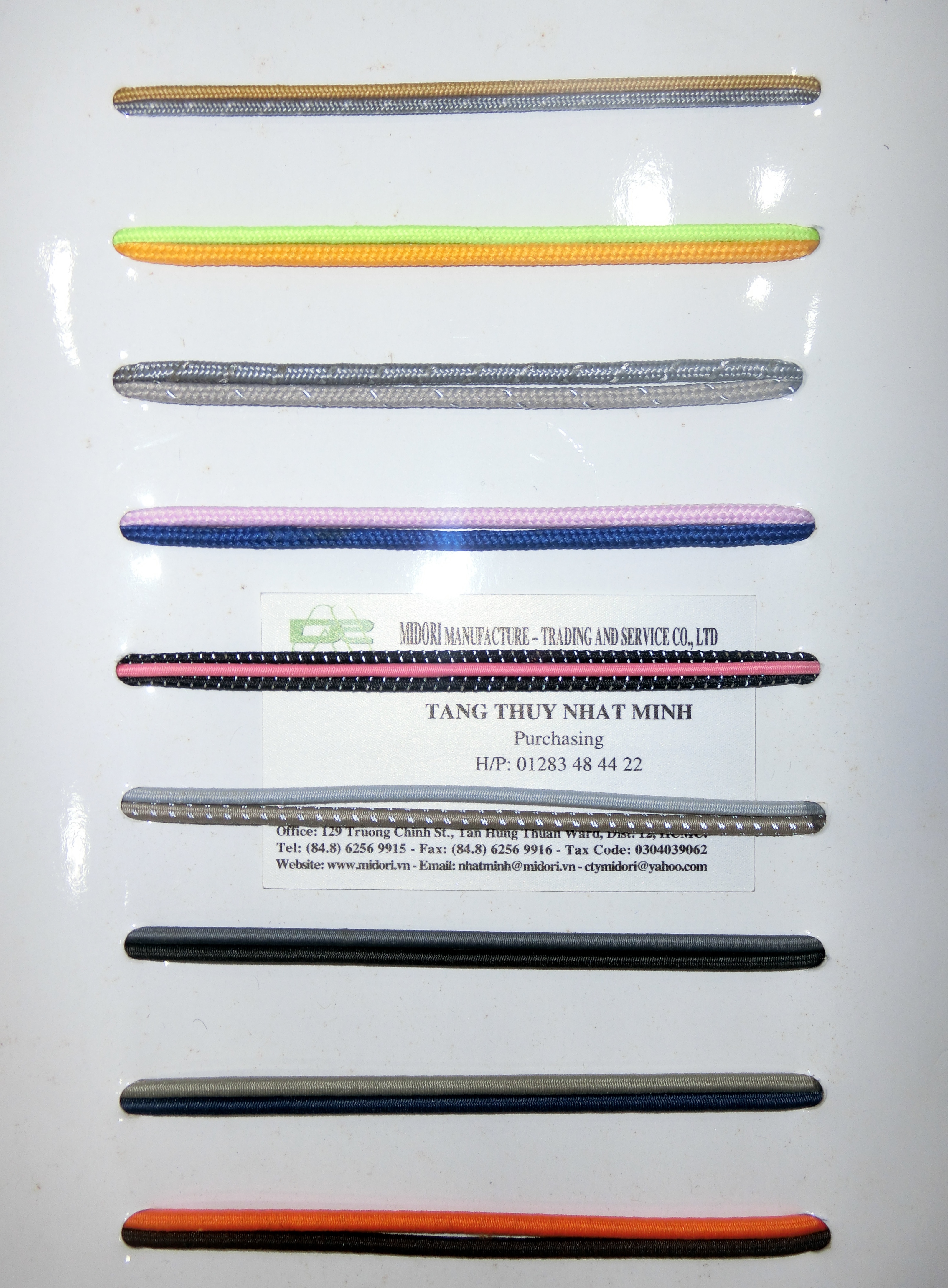 Dây dệt, gia công dây dù