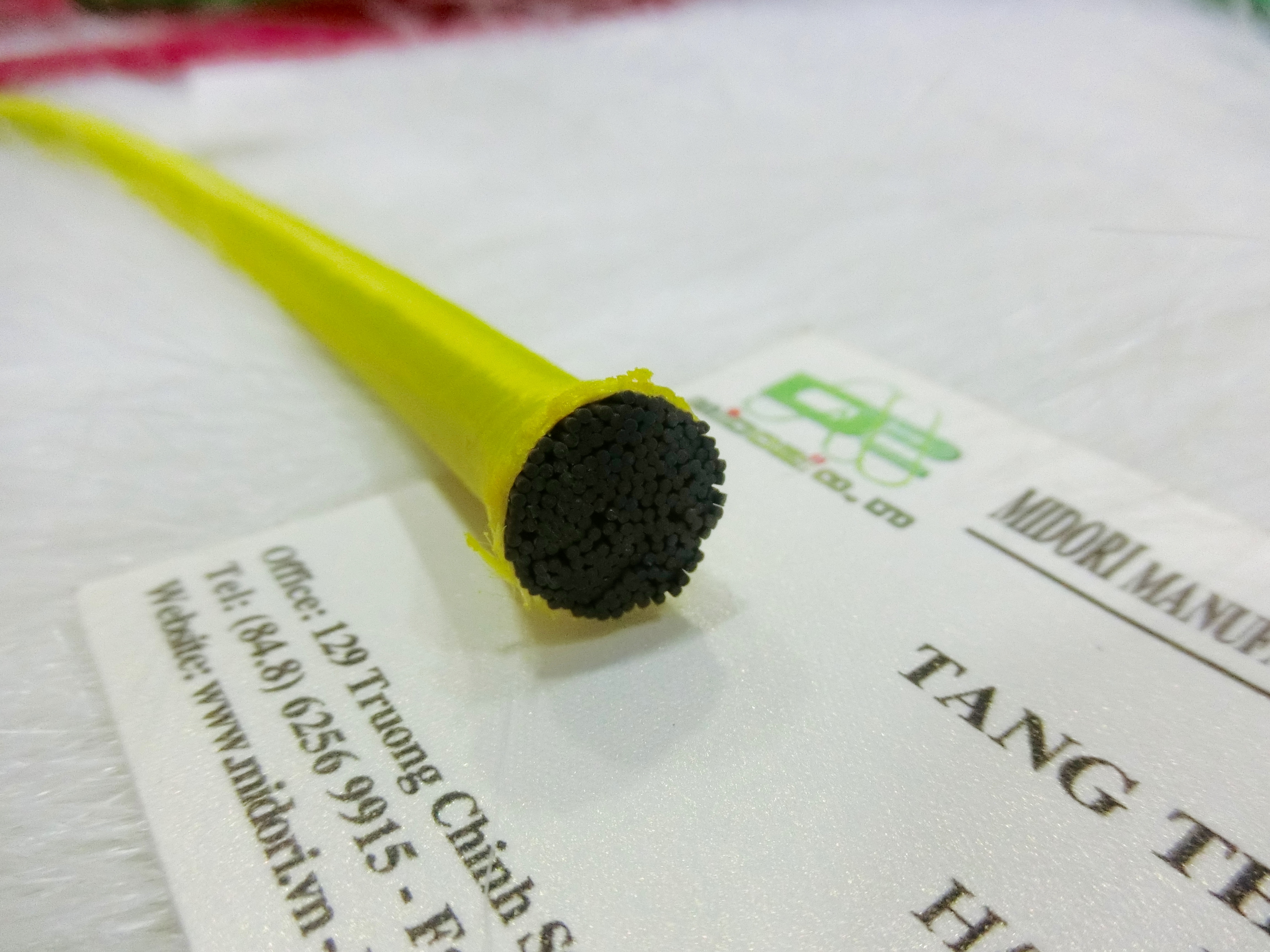 Dây dù thun màu vàng 10mm lõi thun