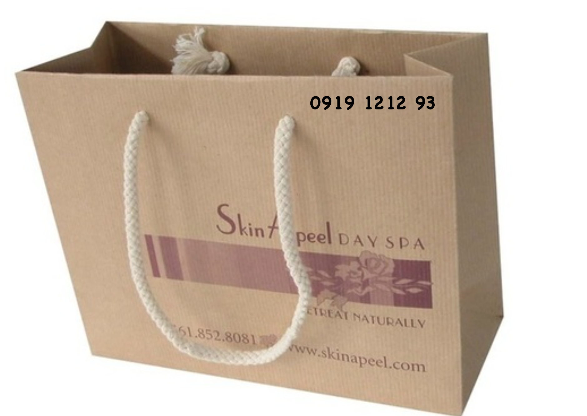 Dây dù túi giấy