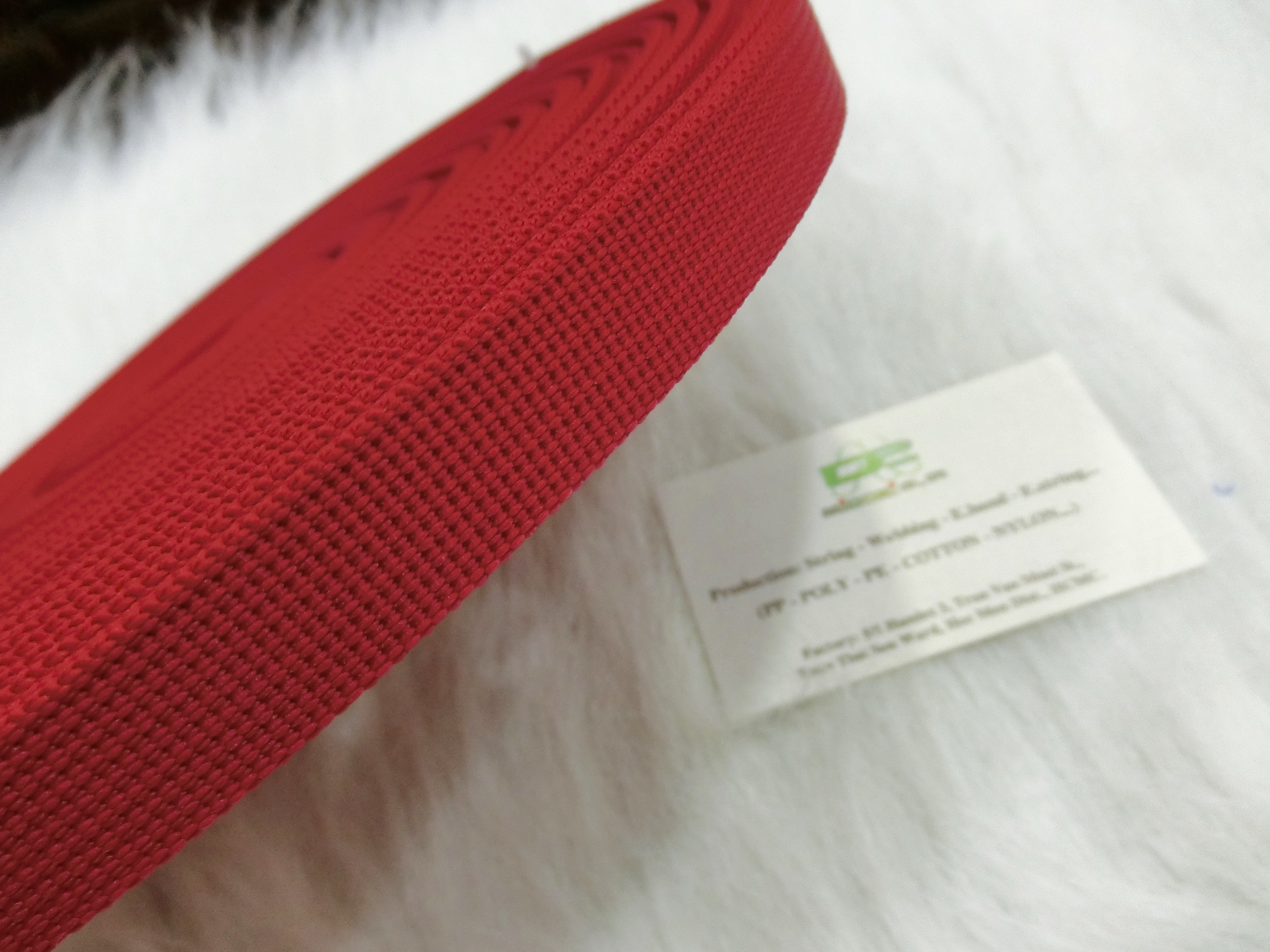 Dây nyst đỏ tươi 20mm