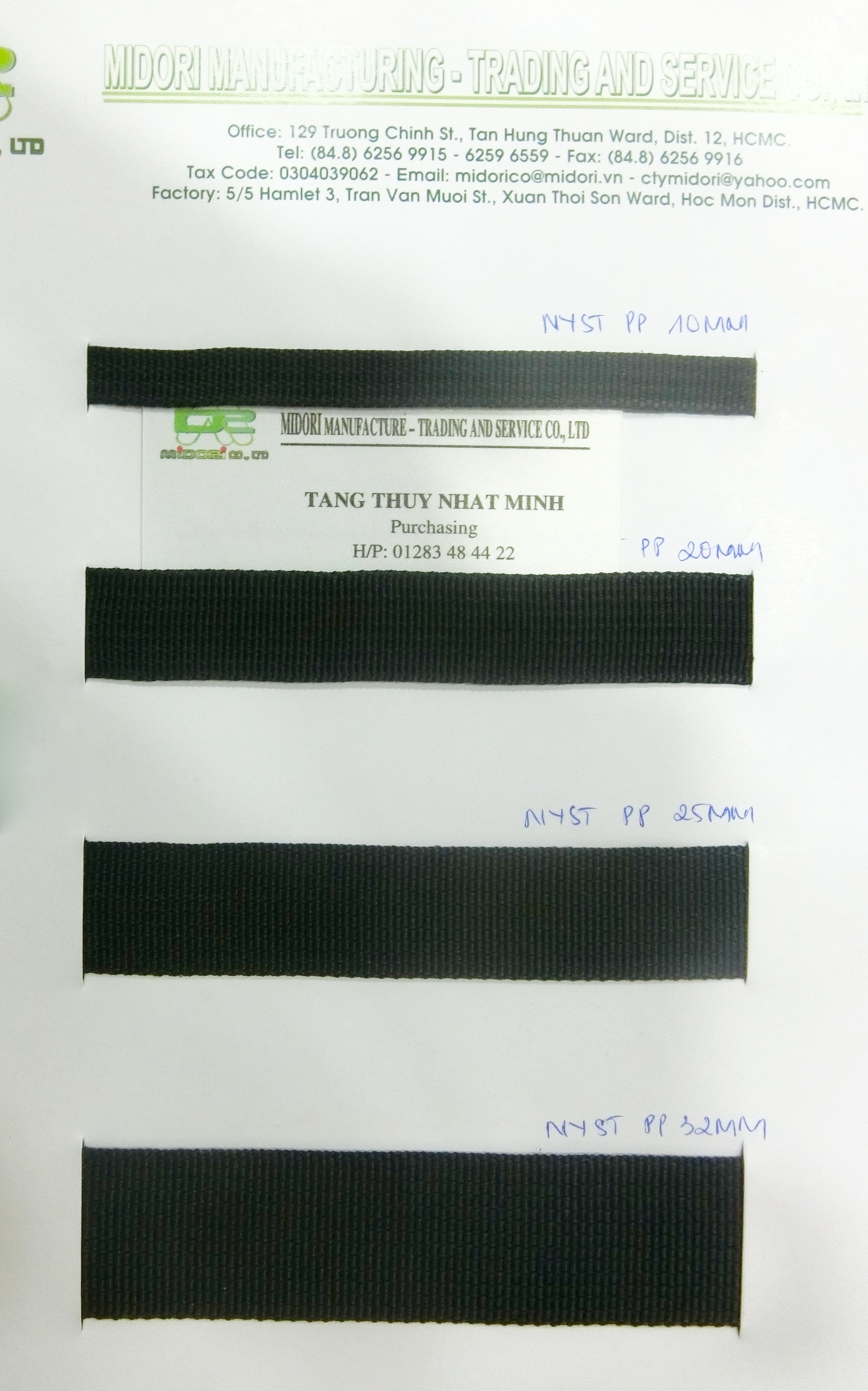 Dây nyst sớ nhỏ màu đen