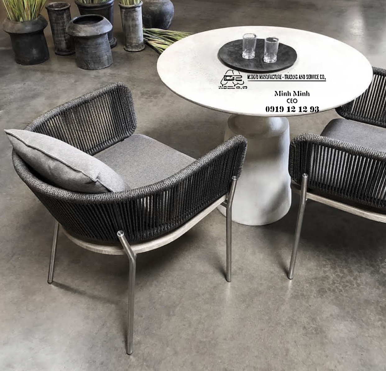 Dây rope đan ghế chống nắng 1000h