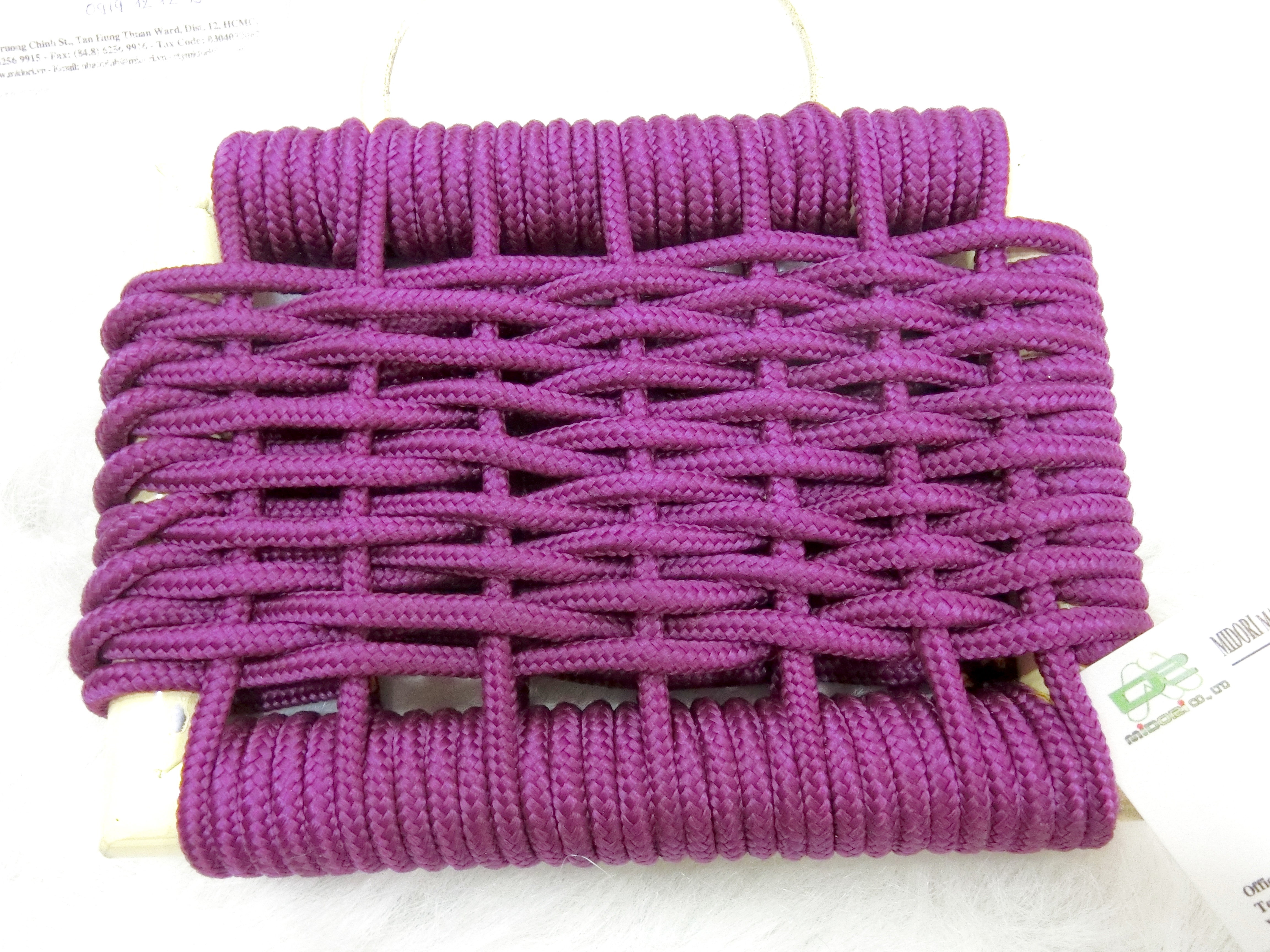 DÂY ROPE MÀU TÍM ĐẬM 4MM