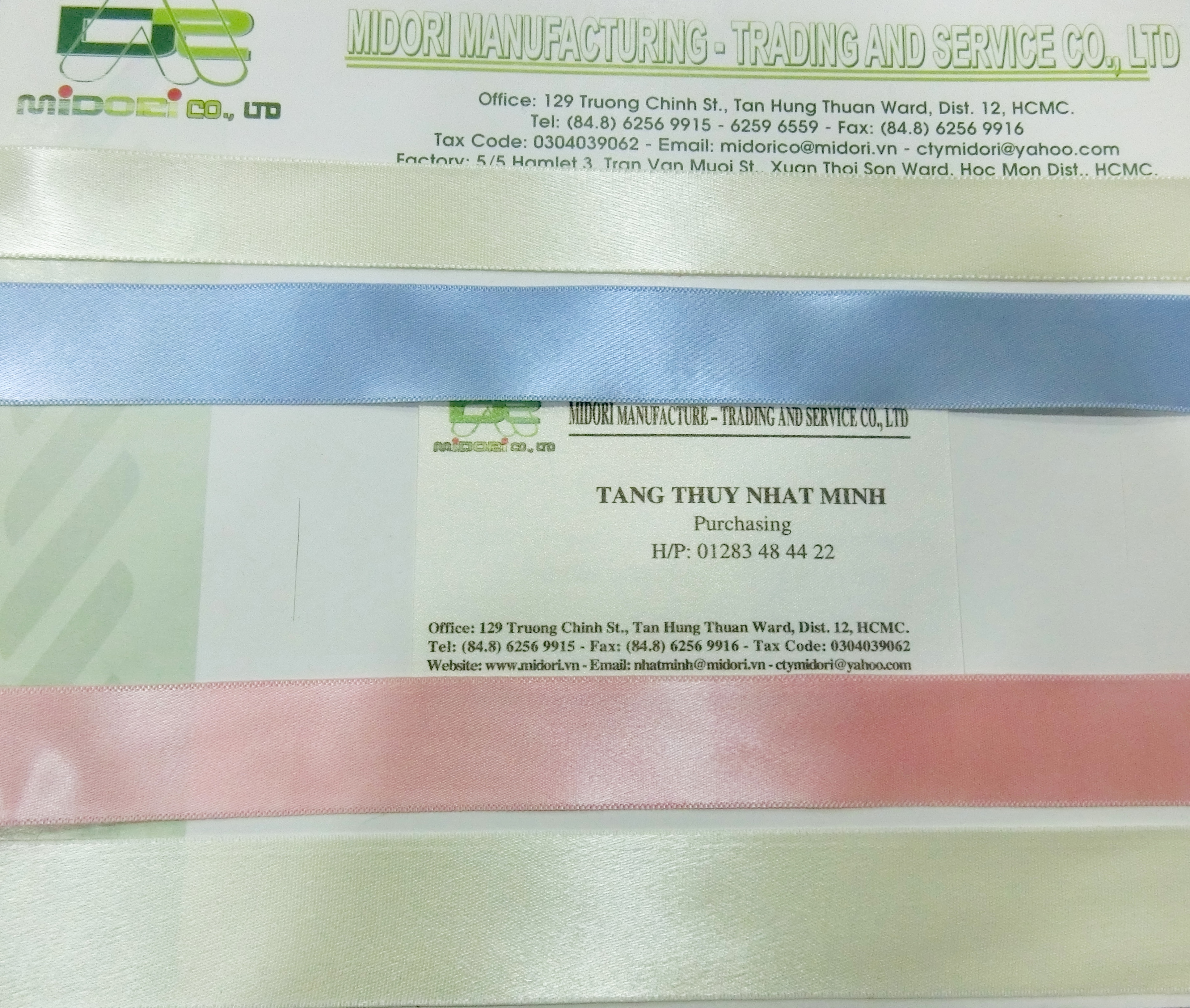 Dây ruy băng màu trăng giá rẻ