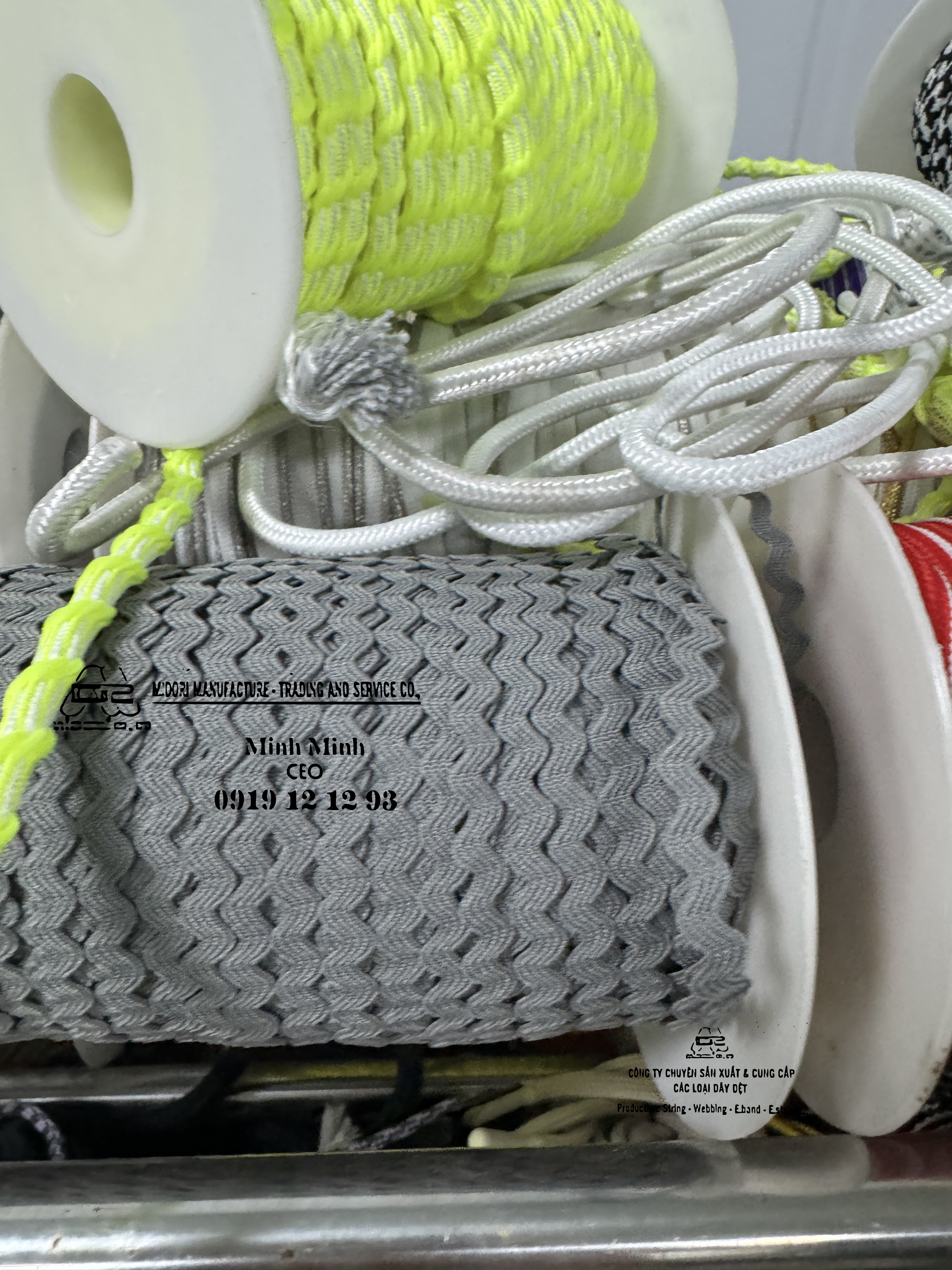 dây tròn dệt, dây qoai túi xách