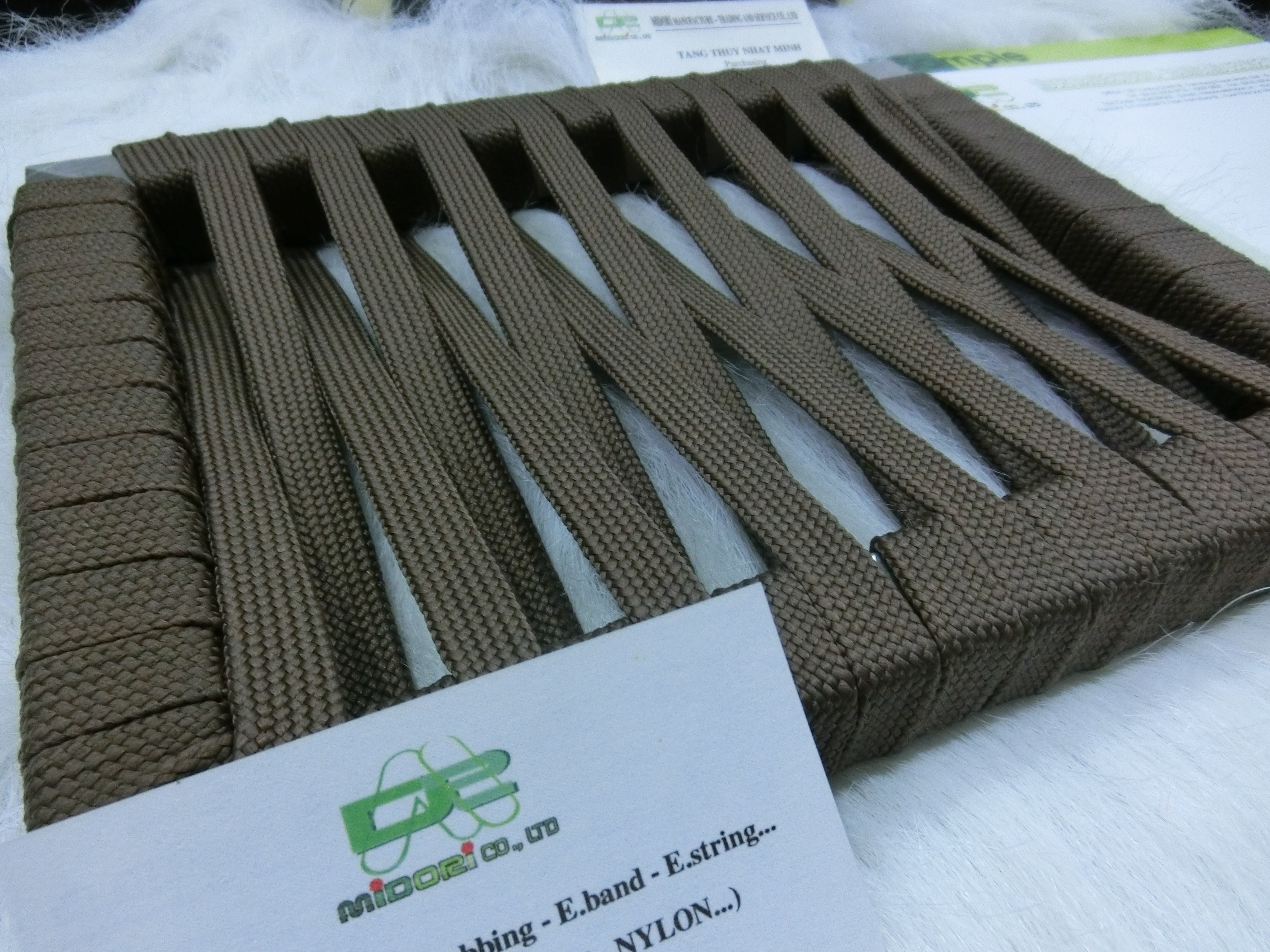 Dây tròn rỗng bánh mì 20mm màu nâu