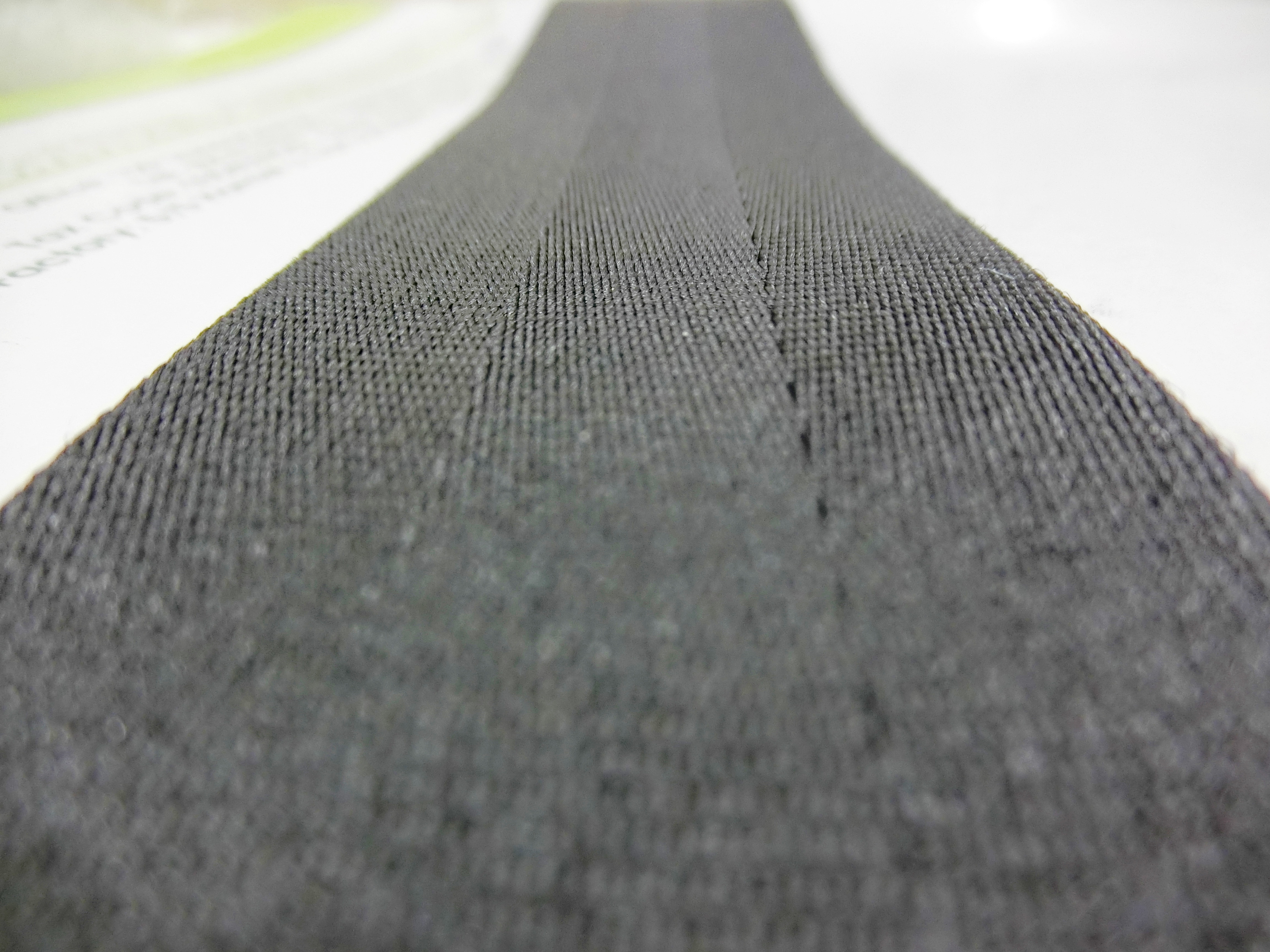 Dây twill cán nhiệt. Dây dệt bóng. Dây giả nylon màu đen