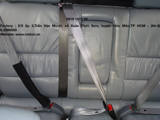 Dây twill cao cấp, dây cán keo qua nhiệt. dây seatbelt. Dây đai an toàn. Dây đai thời trang