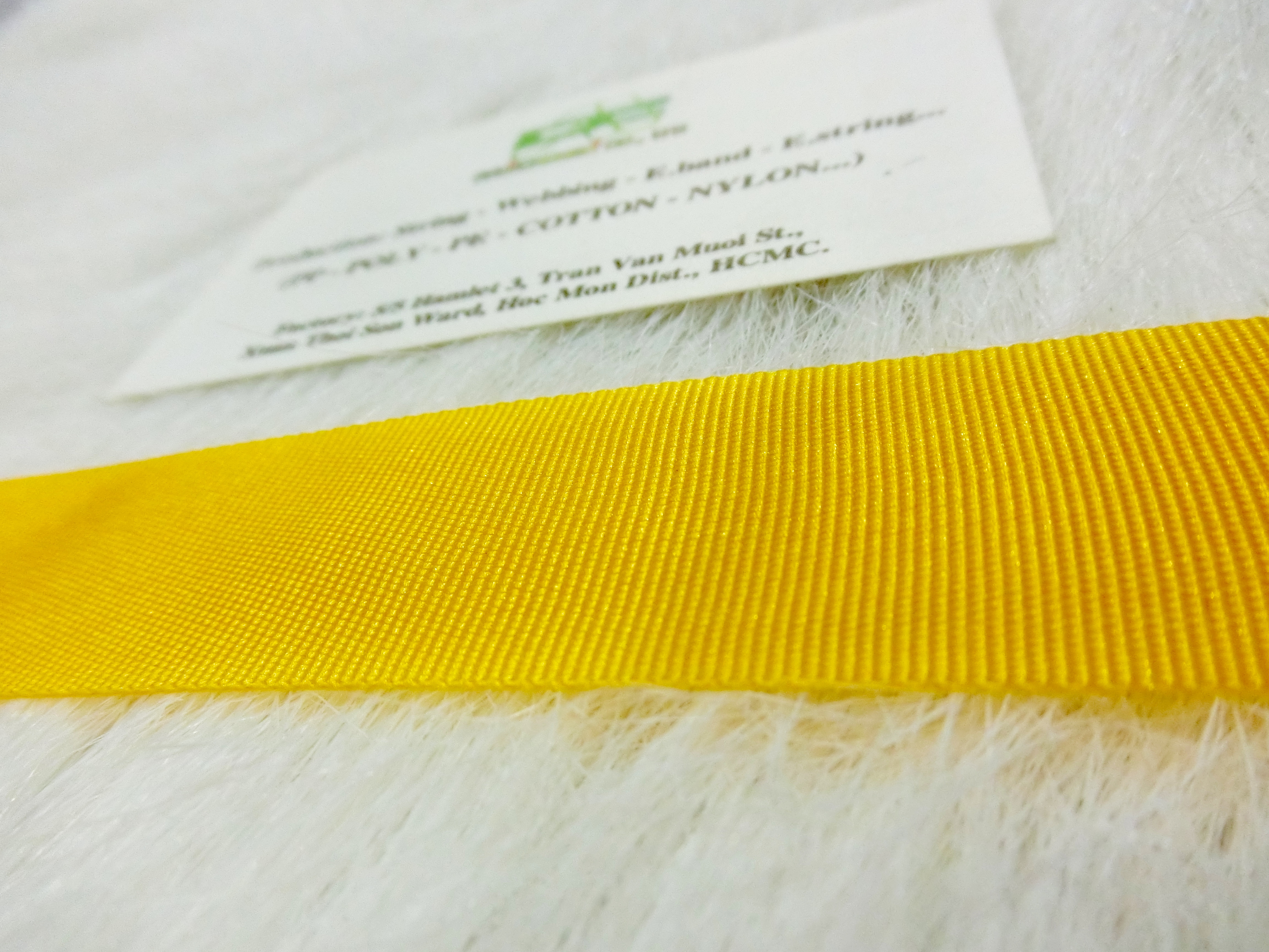 Dây viền PP 25mm vàng