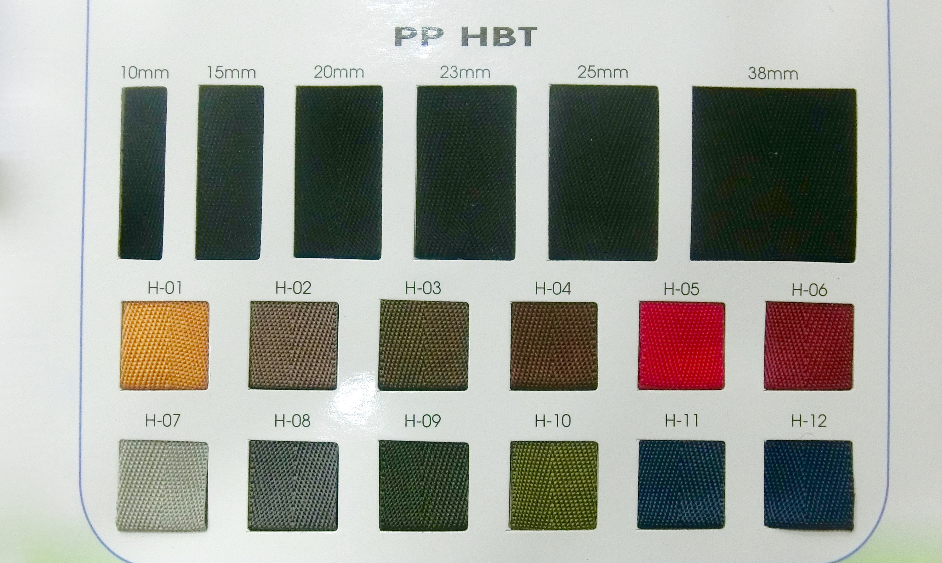 Dây Viền xương cá, Viền HBT