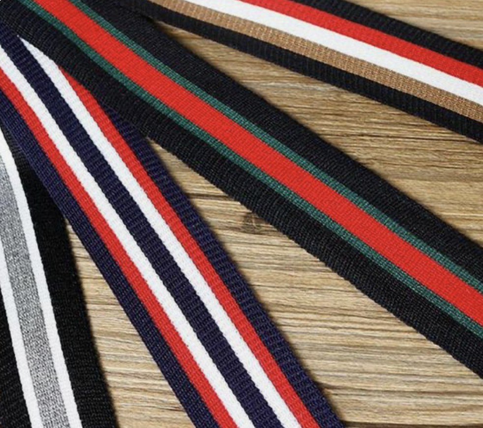 Dây Webbing - Dây Đai Dệt Sọc Ba Màu