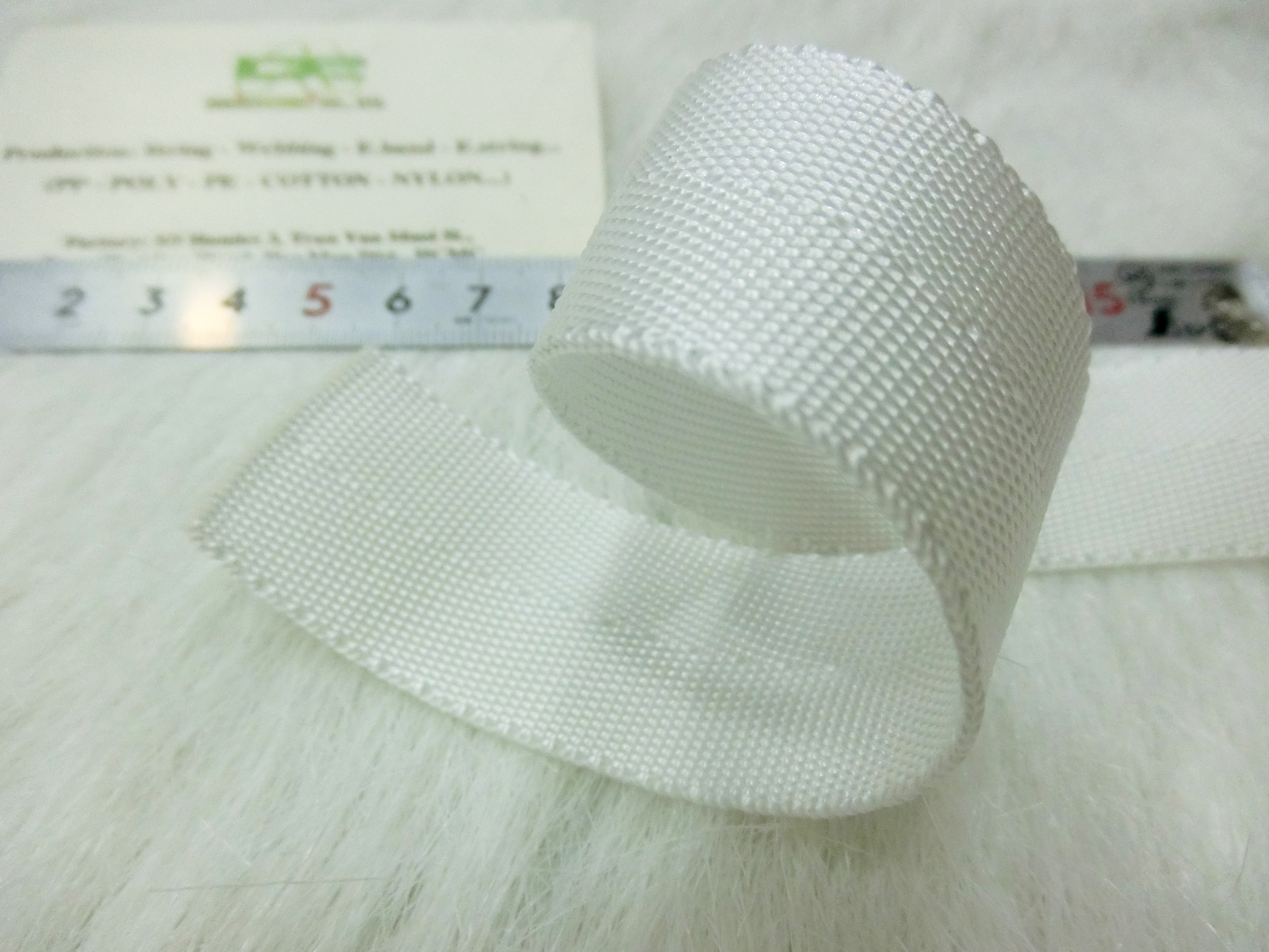 Dây xương cá 25mm màu trắng