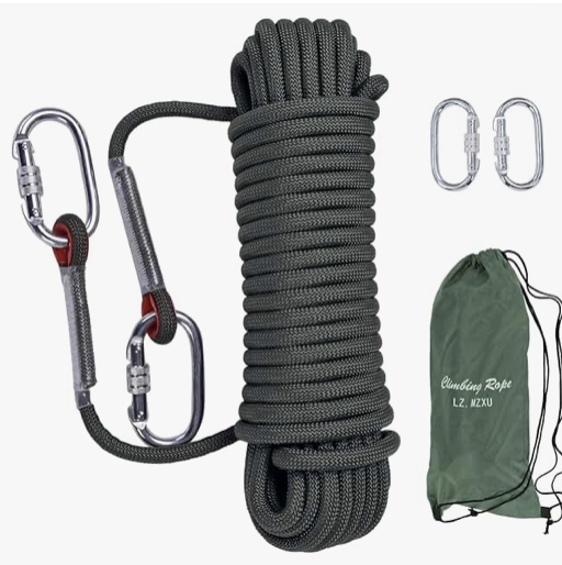 Sản xuất dây tròn an toàn, dây dù leo núi màu green