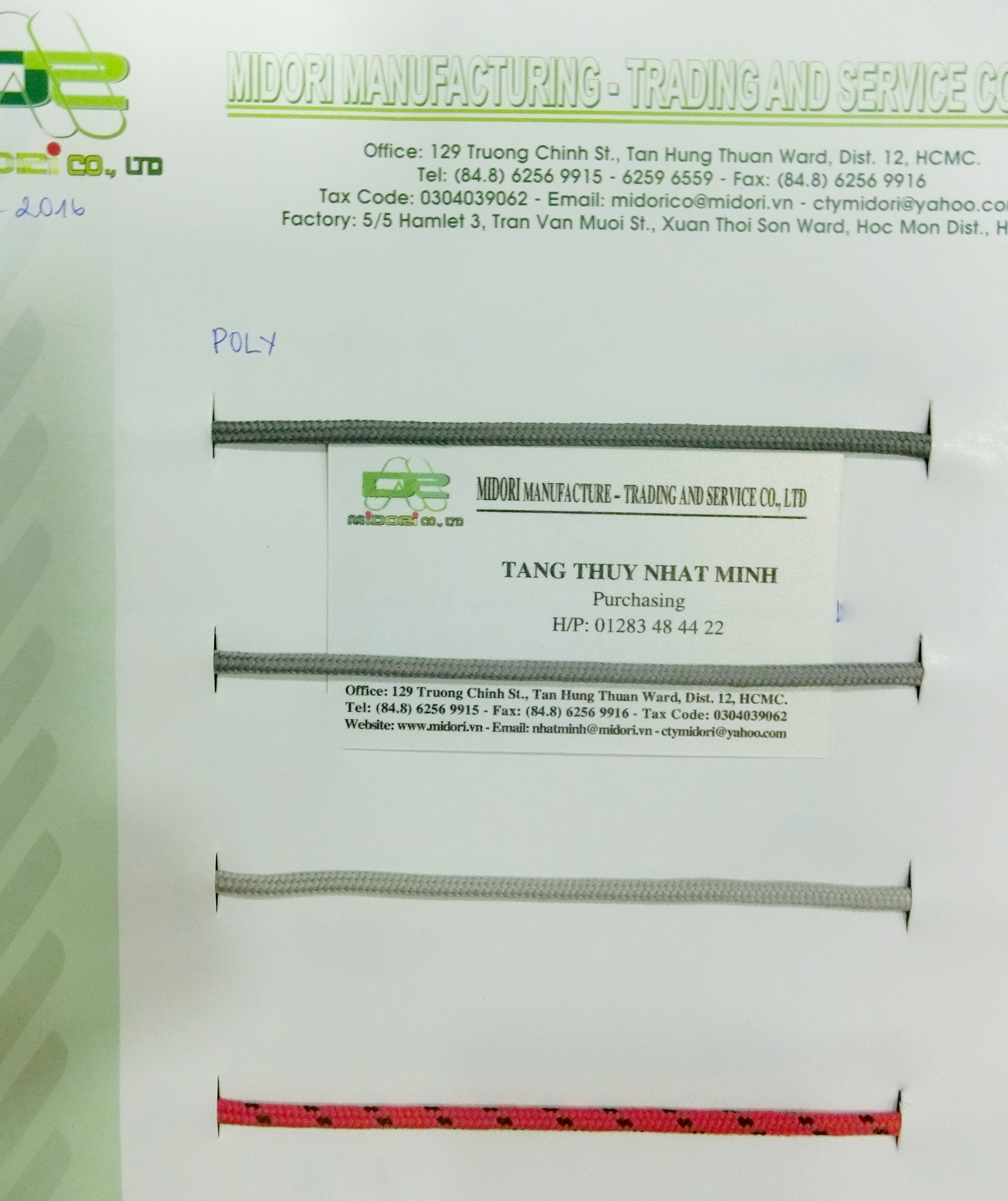 String - Dây dù các size đủ màu