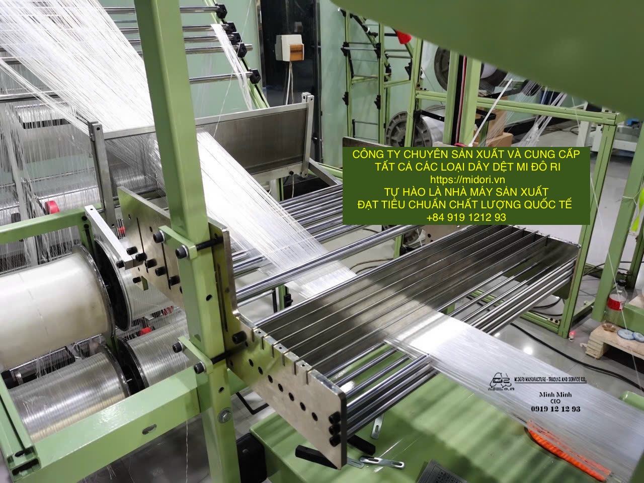 MIDORI là công ty dệt dây đai hàng đầu Việt Nam